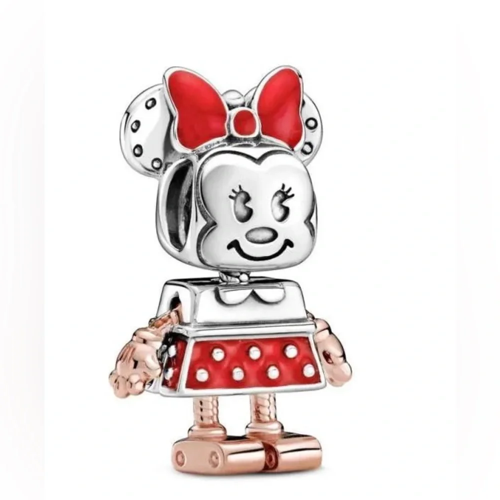 Disney Minnie Mouse Robot Charm 789073C01 - Picture 1 of 1